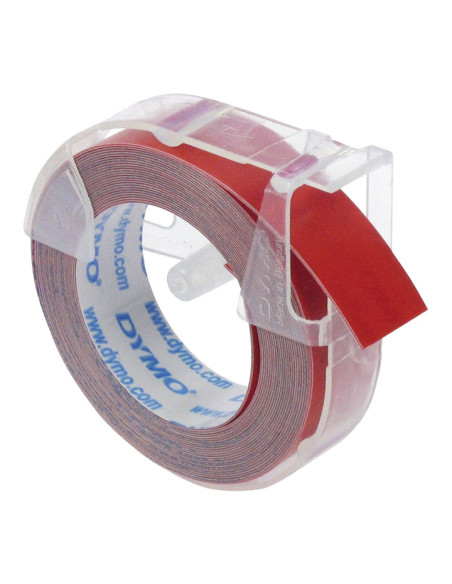 CINTA de ROTULAR DYMO TRADICIONAL  3m  9mm ROJO 520102