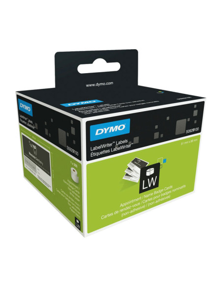 ETIQUETAS DYMO LABEL WRITER  51x89 mm ROLLO 300 udsPAPEL BLANCO NO ADHESIVAS