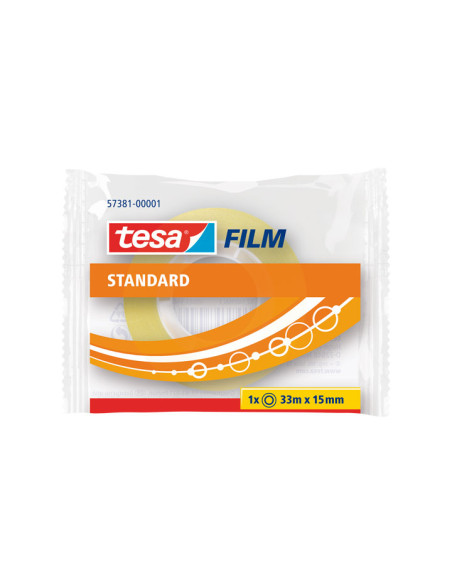 CINTA ADHESIVA TESA FILM STANDARD 15mm x 33m