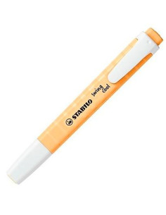 STABILO MARCADOR FLUORESCENTE SWING COOL PASTEL NARANJA PÁLIDO CAJA 10 UD