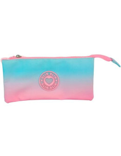 TOYBAGS ESTUCHE TRIPLE BLIN BLIN GRADIENT PINK 11X23X5CM IMPERMEABLE