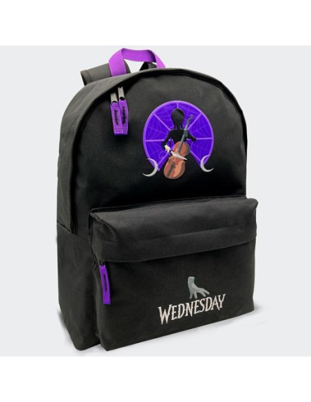 TOYBAGS MOCHILA AMERICANO WEDNESDAY MIERCOLES ADDAMS COMPARTIMENTO PORTALAPTOP