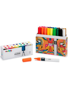 CARIOCA PLUS ROTULADOR ACRÍLICO COLORES SURTIDOS CAJA PREMIUM 18 UD