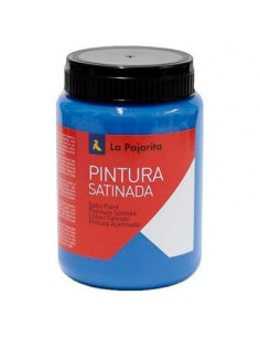 LA PAJARITA TÉMPERA ESCOLAR BOTE DE 375ML SATINADA CYAN L-26
