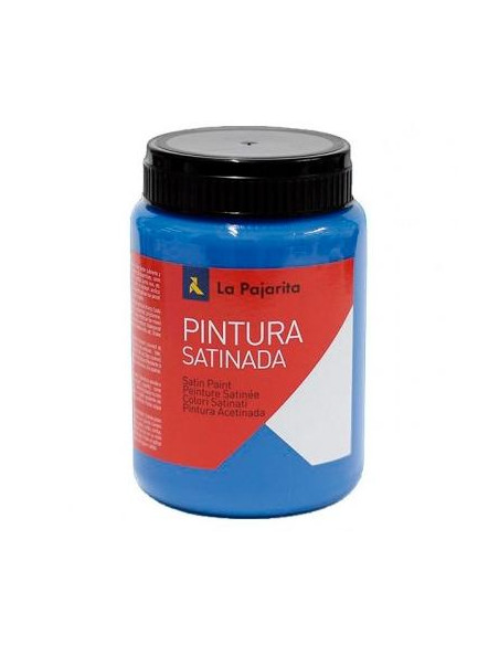 LA PAJARITA TÉMPERA ESCOLAR BOTE DE 375ML SATINADA CYAN L-26