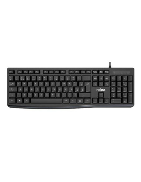 NILOX TECLADO CABLE USB NEGRO ESPAÑOL