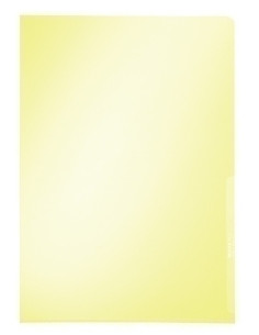 DOSIER ANGULO RECTO LEITZ PVC 150 A4 AMARILLO PAQUETE de 100