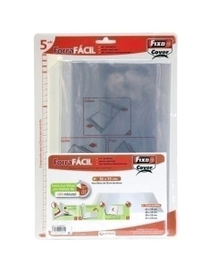 FORRO AJUSTABLE FIXO PVC TRANS120 28 x 53 cm PACK de 5