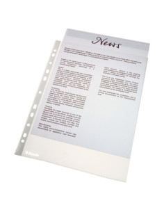 FUNDA MULTITALADRO ESSELTE PP  40 PLNJ A4 11 TALRFZO BOLSA de 100