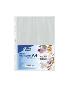 FUNDA MULTITALADRO FOROFIS PP 80 LISO A4 11 TALRFZO PAQUETE de 100