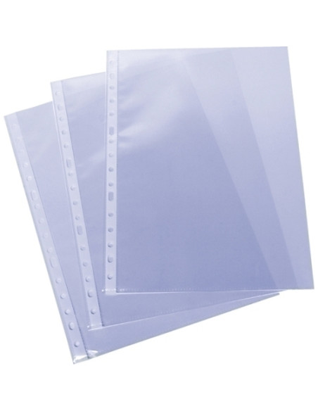 FUNDA MULTITALADRO GRAFOPLAS PP  80 LISO A4 16 TALRFZO PAQUETE de 100