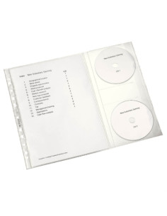 FUNDA MULTITALADRO LEITZ PP 120 PLNJ A4 11 TALRFZO PARA PROYECTOS PAQUETE de 5