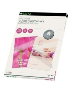 FUNDA PLASTIFICAR LEITZ 310x460 A3 125 PAQUETE de 100