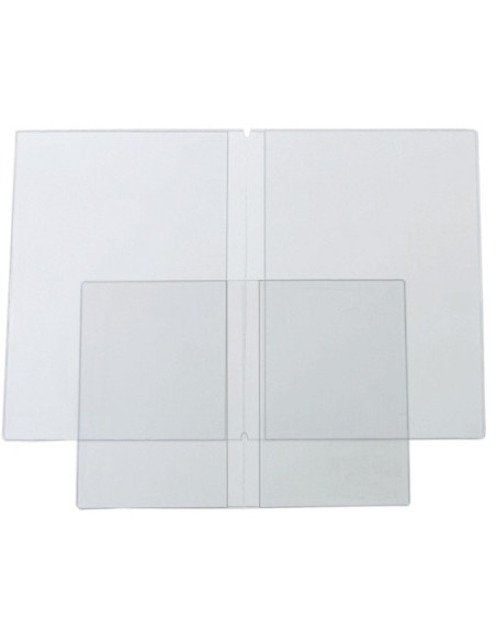 FUNDA PORTACARNET IBERPLAS PVC MENUS 200 PLNJDOBLE F PAQUETE de 25