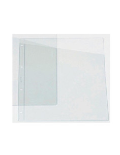 FUNDA para PLANOS IBERPLAS PVC 100 PLNJ A4 CORTE DIAGONAL 4 TAL PAQUETE de 100 Medidade la funda 211 x 300 mm y el hueco 192 x 2
