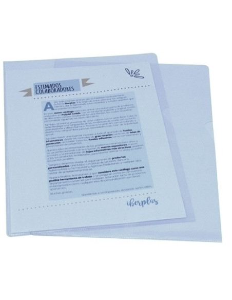 DOSIER ANGULO RECTO IBERPLAS PVC 150 F CRISTAL