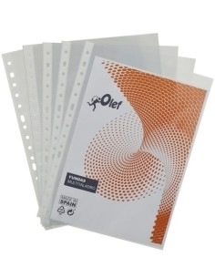 FUNDA MULTITALADRO OLEF PP  90 CRISTAL LISO F 16 TALRFZO PAQUETE de 100