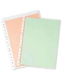 FUNDA MULTITALADRO PARDO PP 90 CRISTAL A4 16 TALRFZO PAQUETE de 100