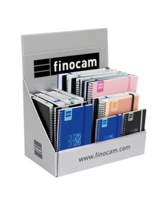 AGENDA ESCOLAR 2025-26 FINOCAM CATALAN ESPIR ASSORTIMENT EXPOSITOR DE 22