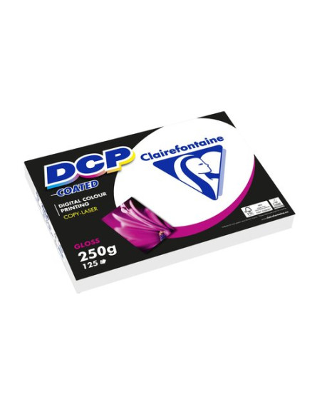 PAPEL A3 CLAIREFONTAINE DCP COUCHE GLOSS 250g 125h