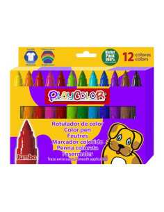 ROTULADOR INSTANT PLAYCOLOR JUMBO BASIC CAJA DE 12