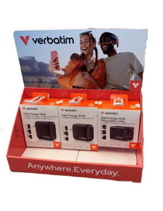 VERBATIM EXPOSITOR CARTON