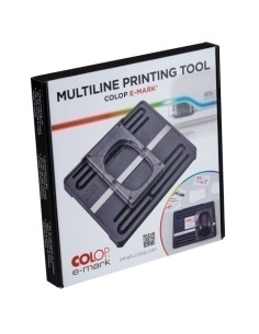 ACCESORIO SELLO COLOP ELECTRONICO E-MARK PLANTILLA MULTILINE HASTA 3 LINEAS DE IMPRESION