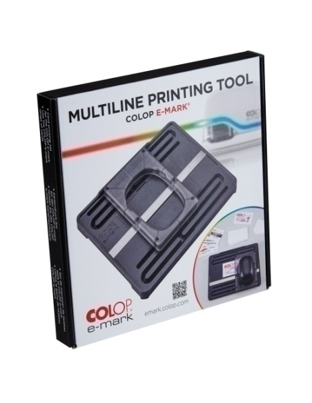 ACCESORIO SELLO COLOP ELECTRONICO E-MARK PLANTILLA MULTILINE HASTA 3 LINEAS DE IMPRESION