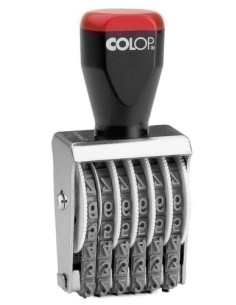 NUMERADOR MANUAL COLOP 09006 9mm6 bandas