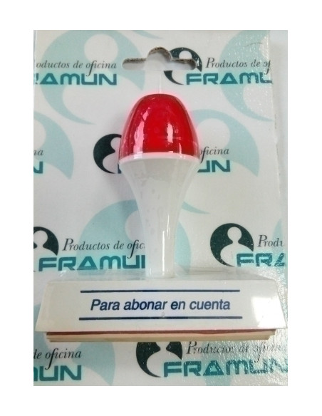 SELLO entMANUAL FRAMUN  PARA ABONAR EN CUENTA