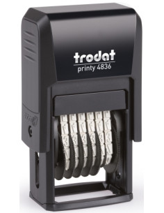 NUMERADOR entAUT TRODAT PRINTY 4836  38 mm 6 bandas