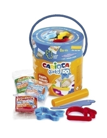 PASTA DE MODELAR CARIOCA BABY DO PLAYSET 1 año incluye herramientas