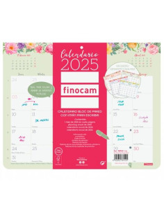 FINOCAM CALENDARIO BLOC CON IMÁN PARA ESCRIBIR 250X200MM DESIGN 2025