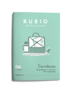 RUBIO CUADERNO DE ESCRITURA N 06
