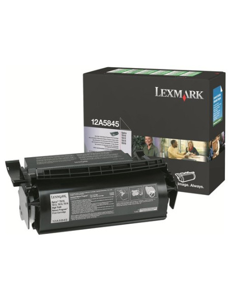UNIDIMPRESION LEXMARK 12A5845 NEGRO OPTRA T610612614616 RETB AR 25000 PAG