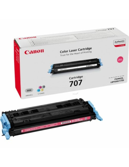 TONER CANON CRG707M MAGENTA LBP-50005100 9422A004 2500 PÁG