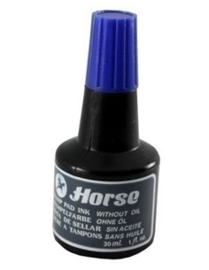 TINTA para TAMPON HORSE AZUL
