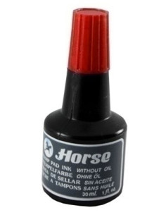 TINTA para TAMPON HORSE ROJO